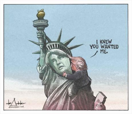 TOP 20 des meilleurs dessins post-élection de TRUMP ! trump-illustration-parodie-22