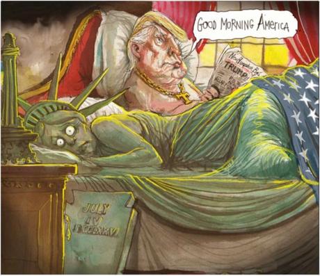 TOP 20 des meilleurs dessins post-élection de TRUMP ! trump-illustration-parodie-1