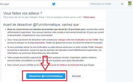 Comment supprimer mon compte Twitter ?