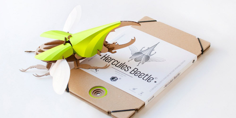 KIT : DIY Paper Beetle Sculpture
