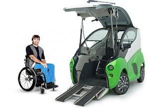 Elbee, la voiture qui rend indépendant les personnes en fauteuil