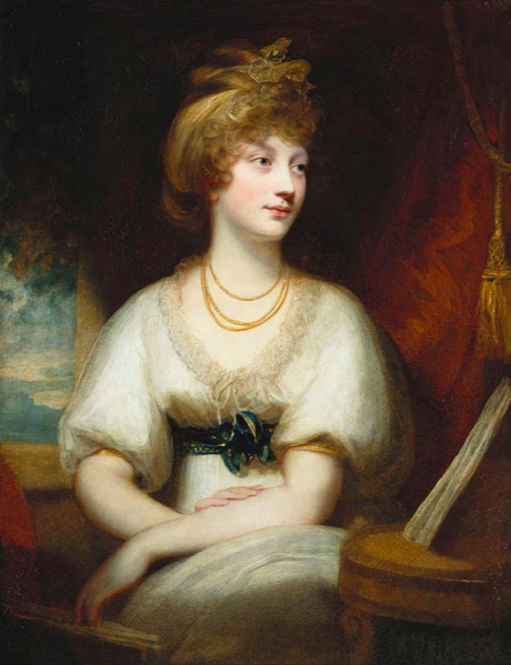 La princesse Amélia par Sir William Beechy en 1797 (Windsor)