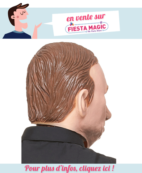 Masque Vladimir Poutine en latex Masque Vladimir Poutine en latex