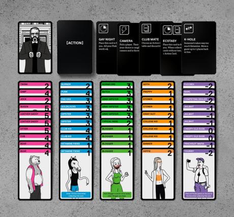 Berghain Ze Game, un jeu de carte brillamment illustré Berghain Ze Game, un jeu de carte brillamment illustré