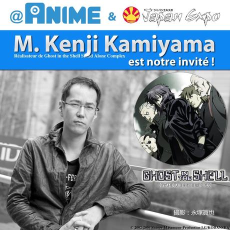 Kenji KAMIYAMA (Ghost in the Shell: Stand Alone Complex) invité à Japan Expo 2017
