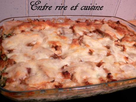 Gratin riz/épinards au Poulet rôti et farce de Noël {anti-gaspillage} Gratin riz/épinards au Poulet rôti et farce de Noël {anti-gaspillage}