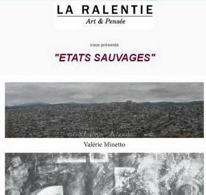 Galerie LA RALENTIE à partir du 12 Janvier 2017   « Etats Sauvages »