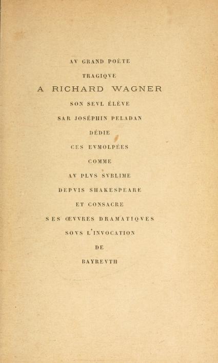 Joséphin Péladan et Richard Wagner (2): La Queste du Graal, une wagnérie en cinq actes