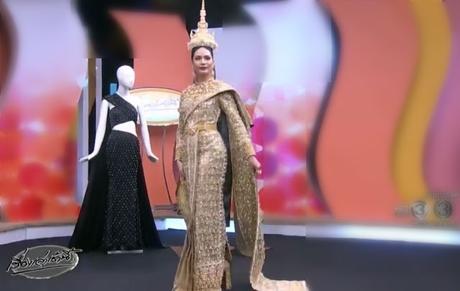 100.000 cristaux Swarovski  pour le costume national  Miss Universe Thaïlande (vidéo)