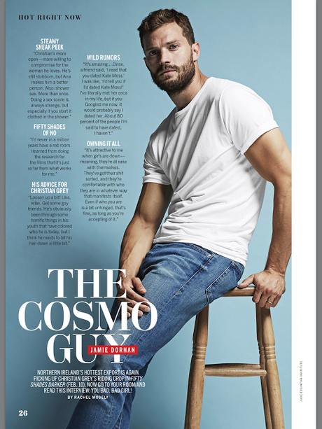 Nouvelle interview de Jamie Dornan dans Cosmopolitain - Scan + traduction Nouvelle interview de Jamie Dornan dans Cosmopolitain - Scan + traduction