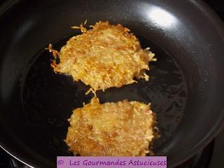 Galettes de Topinambours, d'Héliantis et de Pommes de terre (Vegan)