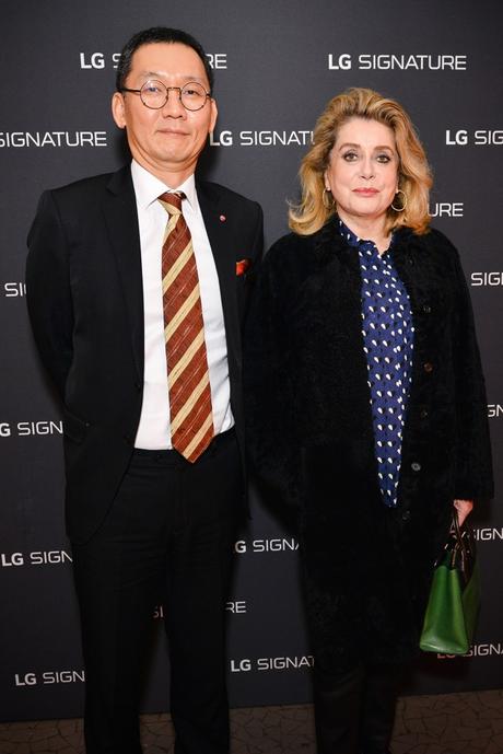 Catherine Deneuve star de la soirée LG SIGNATURE Catherine Deneuve star de la soirée LG SIGNATURE