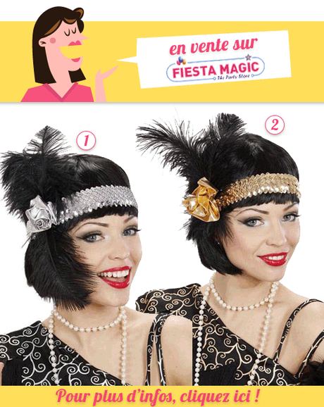 Bandeau année 20 / Accessoire cheveux année 20 Bandeau année 20 / Accessoire cheveux année 20