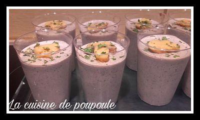 Panna cotta aux champignons de Paris au thermomix ou sans Panna cotta aux champignons de Paris au thermomix ou sans