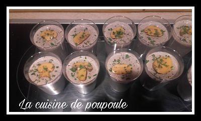 Panna cotta aux champignons de Paris au thermomix ou sans Panna cotta aux champignons de Paris au thermomix ou sans