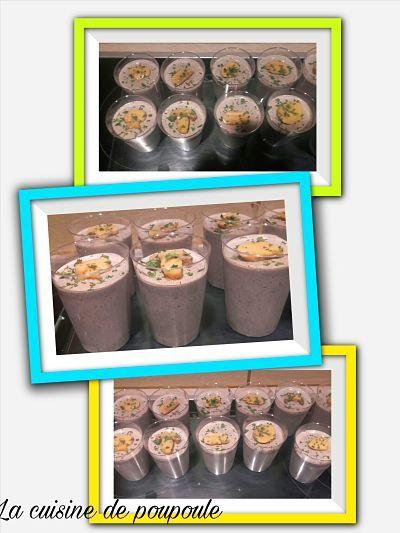 Panna cotta aux champignons de Paris au thermomix ou sans Panna cotta aux champignons de Paris au thermomix ou sans