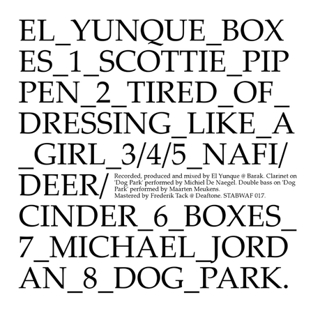 Album - Boxes de El Yunque.
