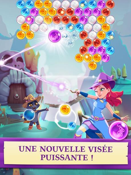 Bubble Witch 3 Saga disponible sur iOS & Android