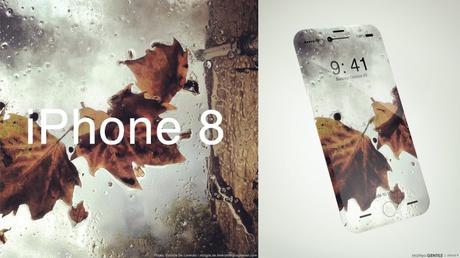 Concept : un iPhone 8 sans bordure, par Matteo Gentile