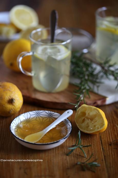 Infusion citron, miel & romarin