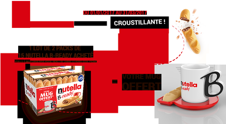 Nutella B-Ready: Votre Mug offert! Accueil