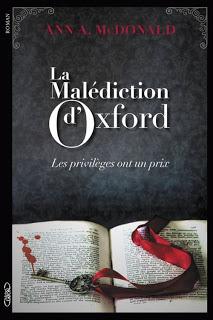 La malédiction d'Oxford d' Ann A. McDonald La malédiction d'Oxford d' Ann A. McDonald