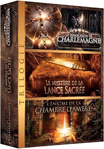 Coffret trilogie aventure : LE TRESOR PERDU DE CHARLEMAGNE + LE MYSTERE DE LA LANCE SACREE + LA CHAMBRE D'AMBRE