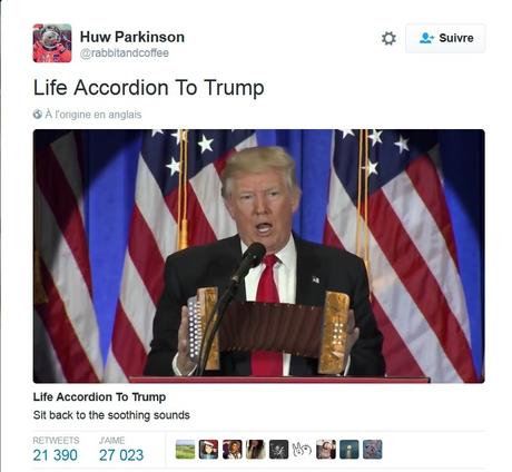 L'accordéon de Trump