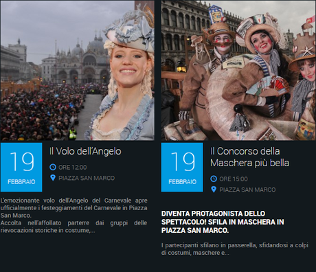Le programme du Carnaval de Venise 2017 Le programme du Carnaval de Venise 2017