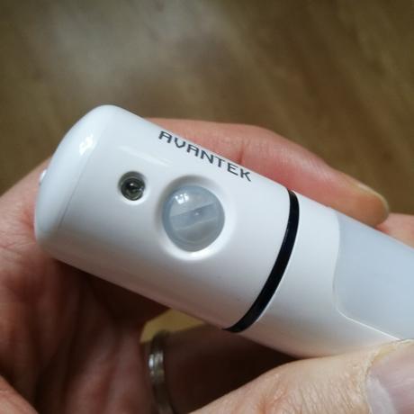 Test de la lampe LED à détecteur de mouvement d’Avantek