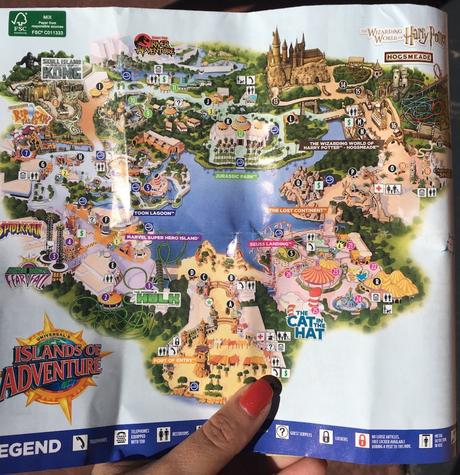 Envie #248 : Passer une journée aux Studios Universal “Islands of adventure” à Orlando carte orlando universal studios