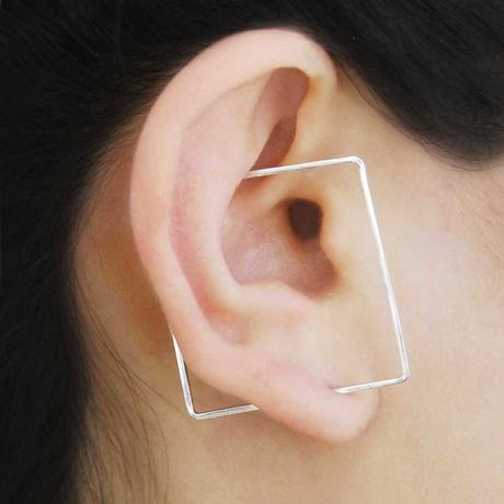 DESIGN: Le minimalisme aux oreilles Illusion-Earrings-2