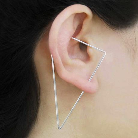 DESIGN: Le minimalisme aux oreilles Illusion-Earrings-6