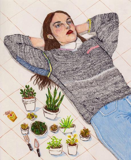 Illustrations et textiles par Caitlin Shearer Illustrations and textiles by Caitlin Shearer