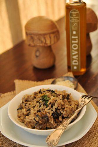 Risotto aux champignons et huile de truffes Davoli