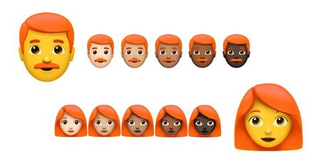 Apple va bientôt ajouter des Emoji roux à iOS