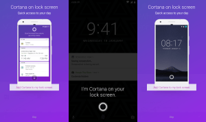 Cortana bientôt accessible depuis l’écran de verrouillage des smartphones Android
