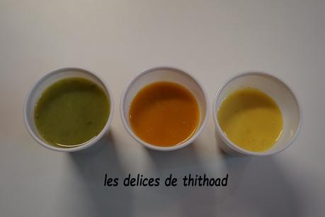 Trio de soupes pour un cours de cuisine! (janvier 2017) Trio de soupes pour un cours de cuisine! (janvier 2017)
