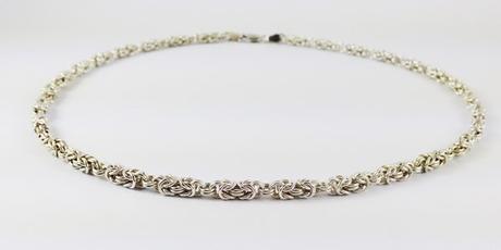 Collier maille royale collier maille royale en argent massif
