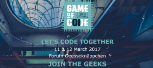 Découvrez le Hackathon Game of Code 2017 Découvrez le Hackathon Game of Code 2017