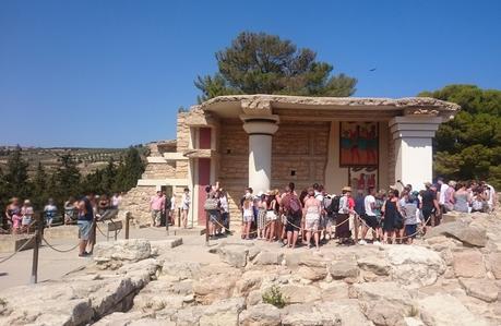 Le Palais de Cnossos, THE site touristique en Crète Le Palais de Cnossos, THE site touristique en Crète