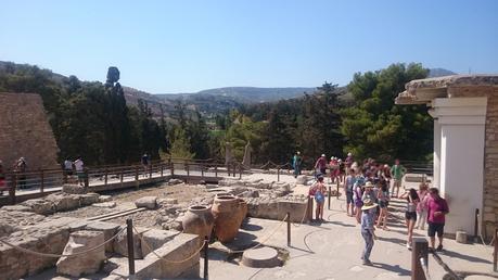 Le Palais de Cnossos, THE site touristique en Crète Le Palais de Cnossos, THE site touristique en Crète