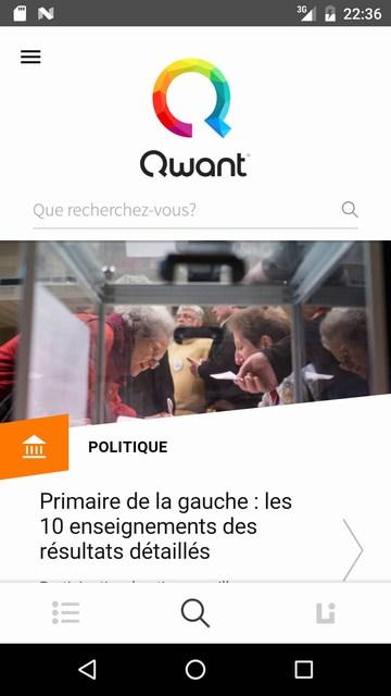 Qwant lance son moteur de recherche pour Android et iOS