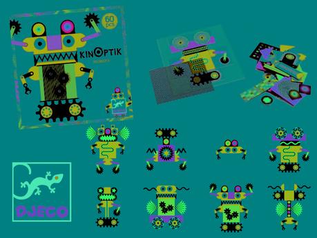 JEU : Des illusions d’optiques avec KinOptik Robots de Djeco