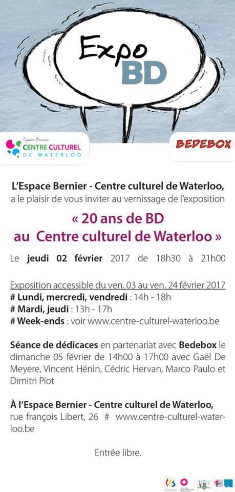 20 ans de BD au Centre Culturel de Waterloo