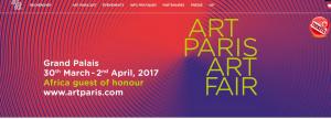 ART PARIS ART FAIR                au Grand Palais  30/03 au 02/04/2017