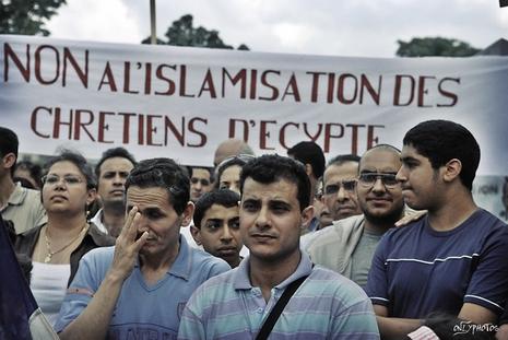 Manifestation des Coptes.