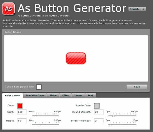 gen Générateur de boutons pour vos menus