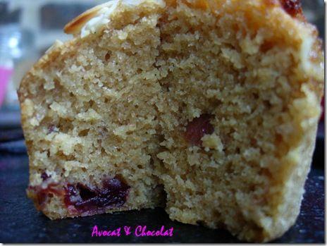 Muffins rustique vanille & cranberries (14)