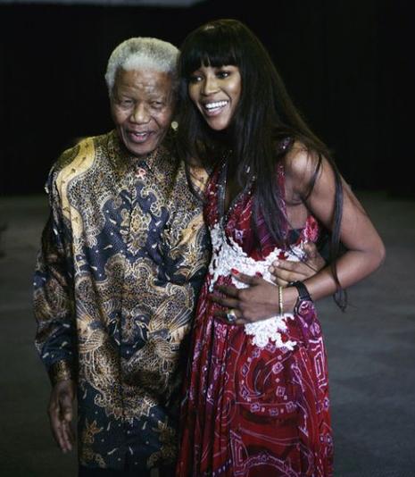 Naomi Campbell, nelson Mandela